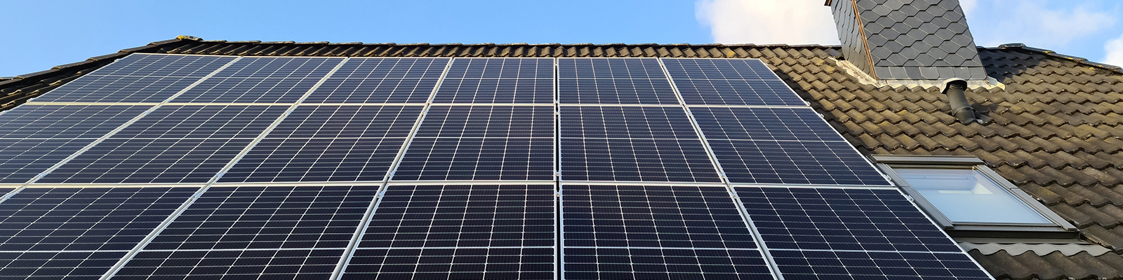 solar panels on home