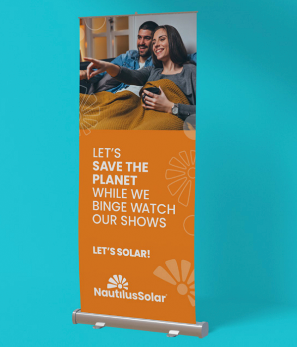 Nautilus Solar trade show banner